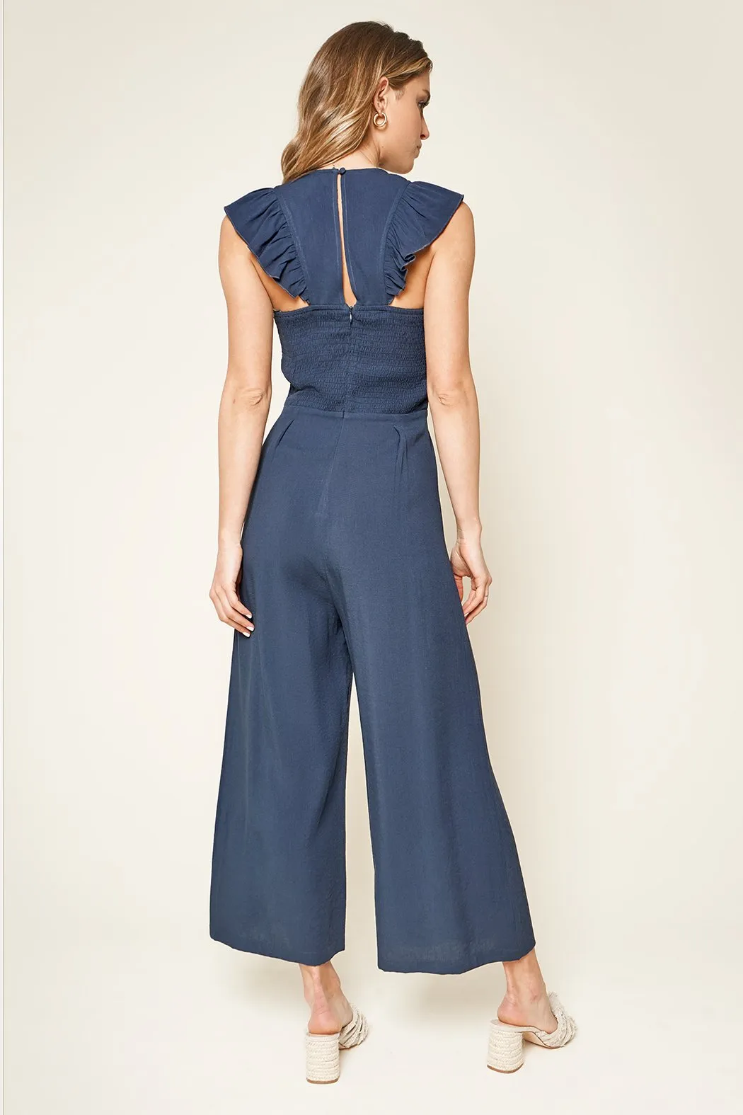 Adore Me Smocked Jumpsuit