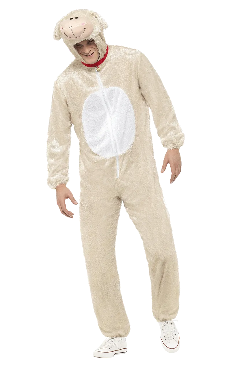 Adult Lamb Onesie Costume