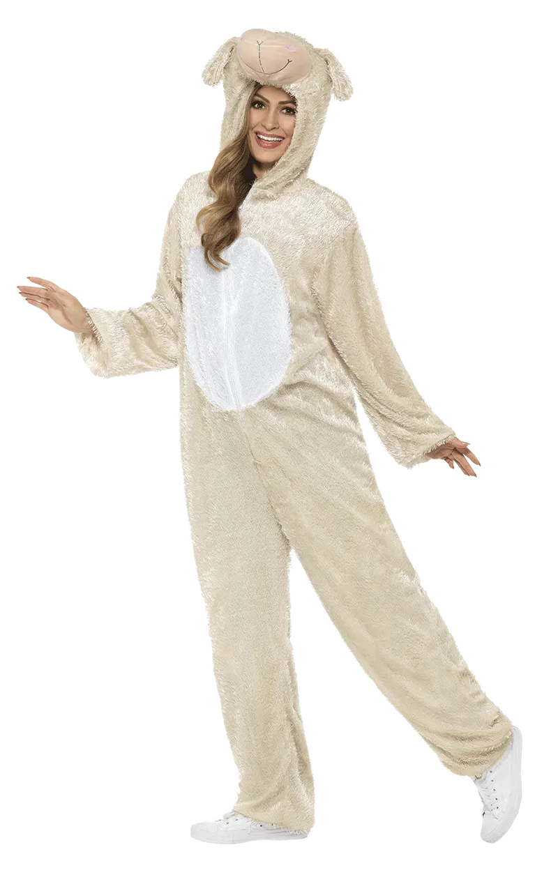 Adult Lamb Onesie Costume