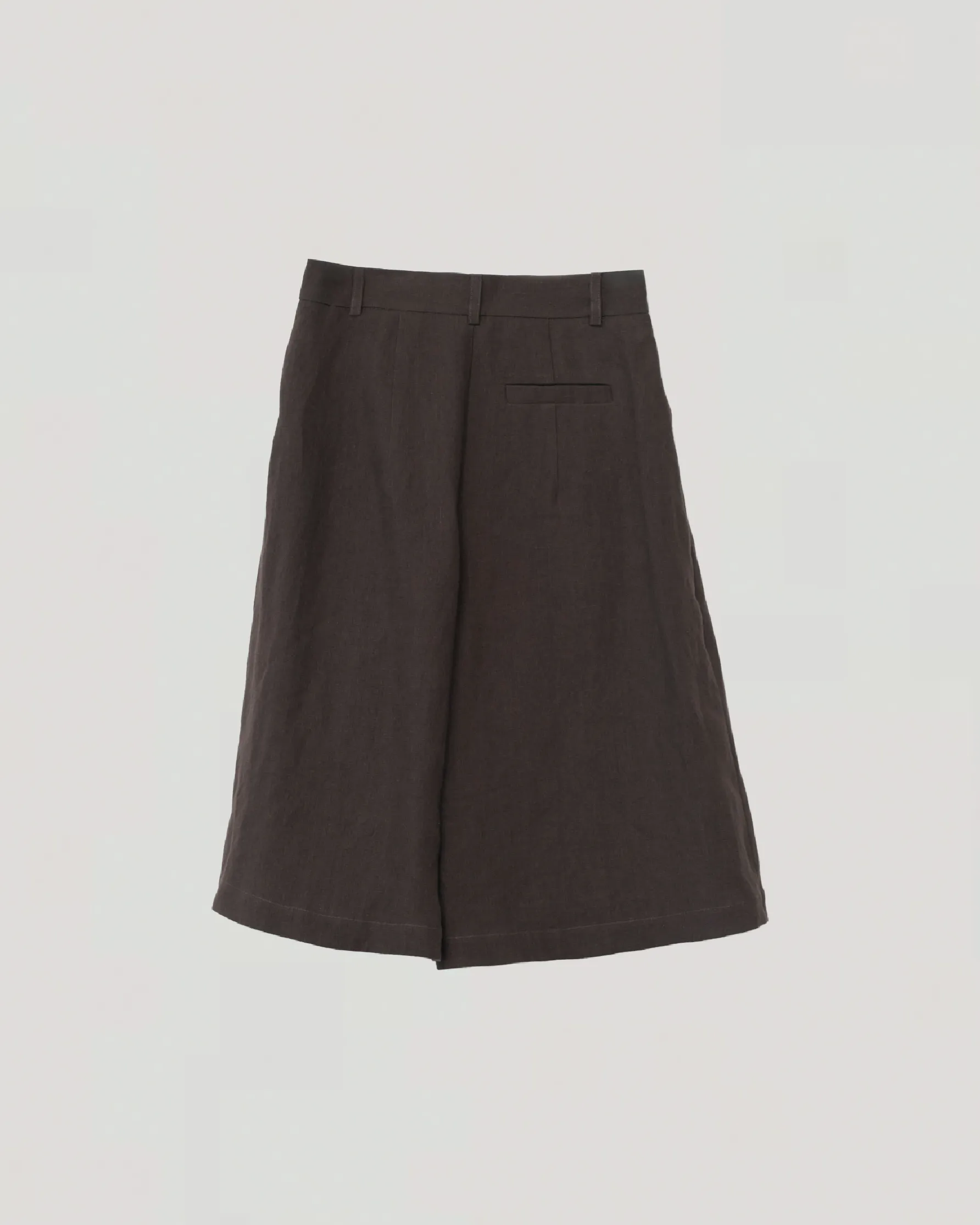 Af Agger Dark Brown Linen Culottes