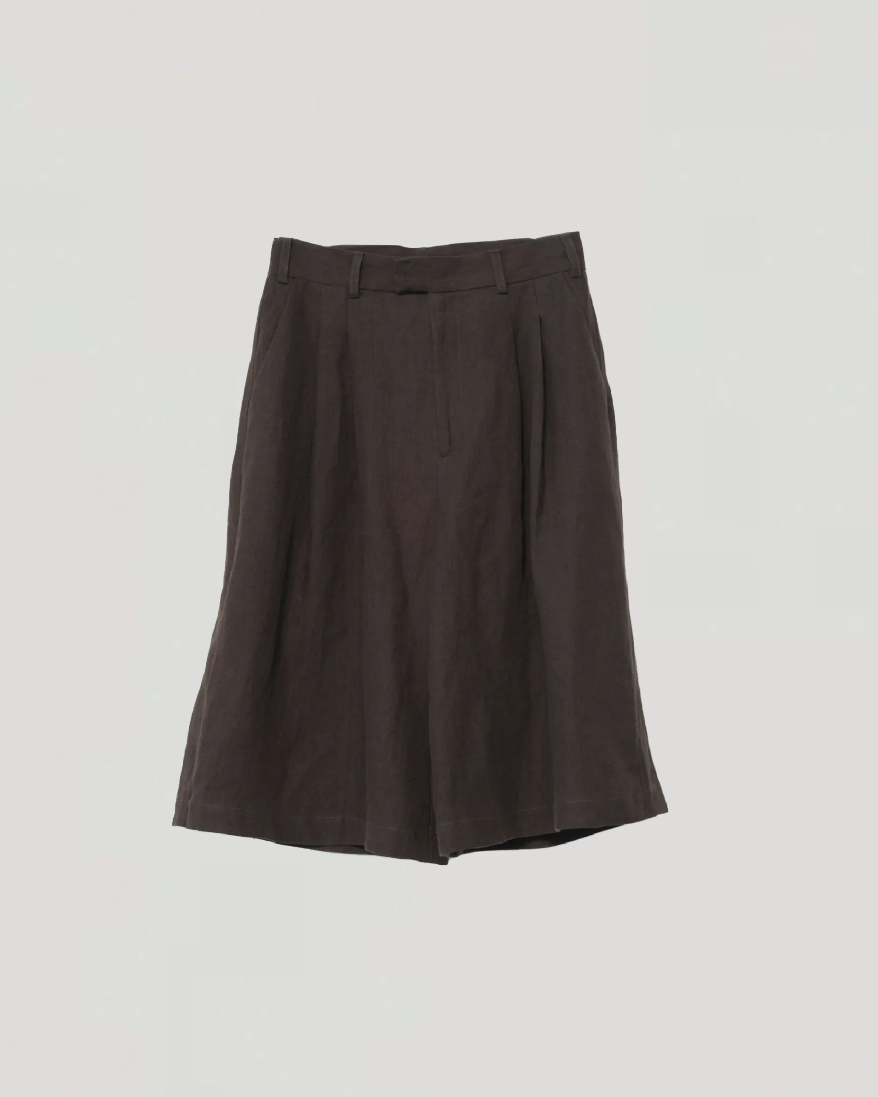 Af Agger Dark Brown Linen Culottes