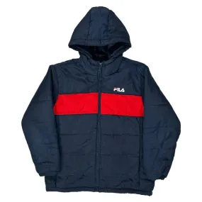 Age 16 Fila Puffer - XL Navy Polyester