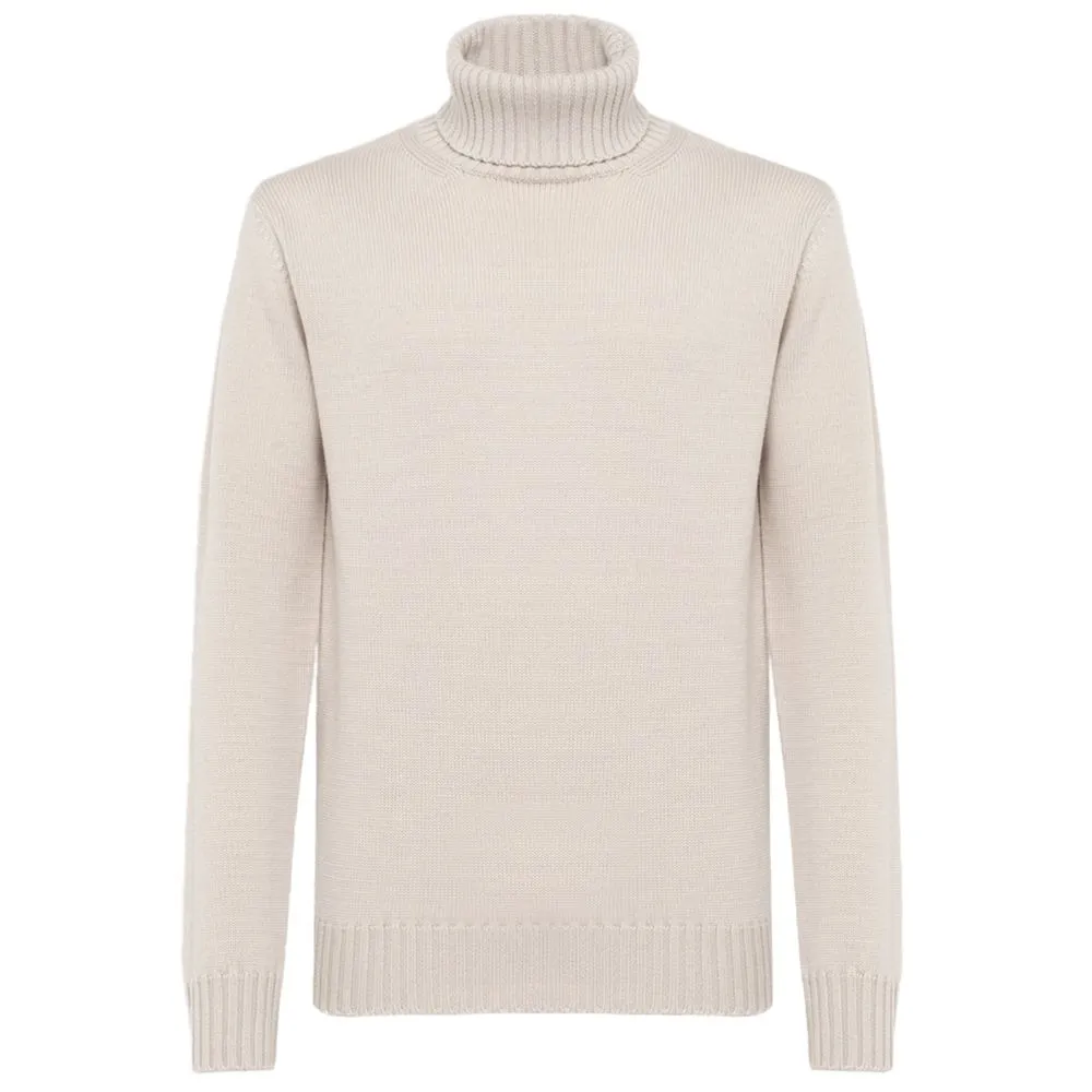 Alpha Studio White Cashmere Sweater