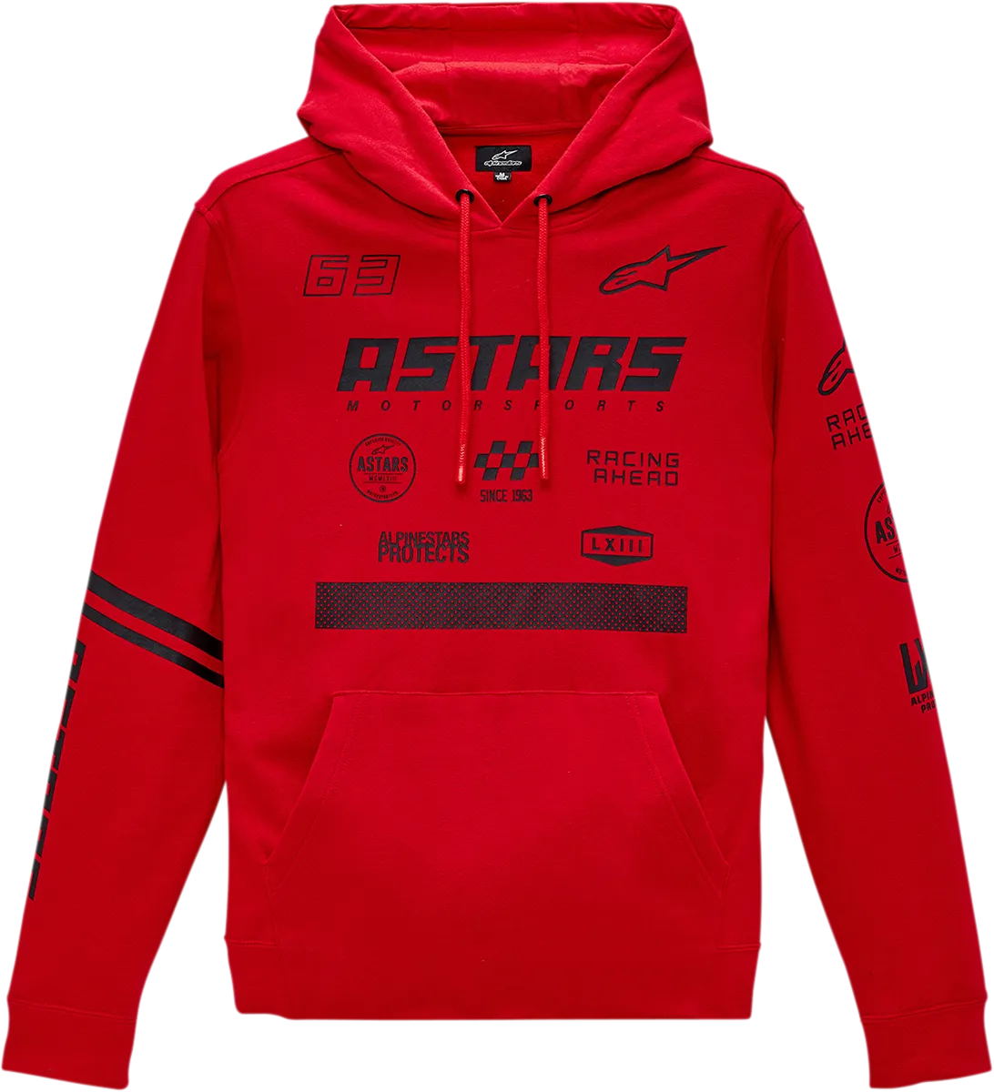 ALPINESTARS Multi Race Hoodie - Red - XL 12135150030XL