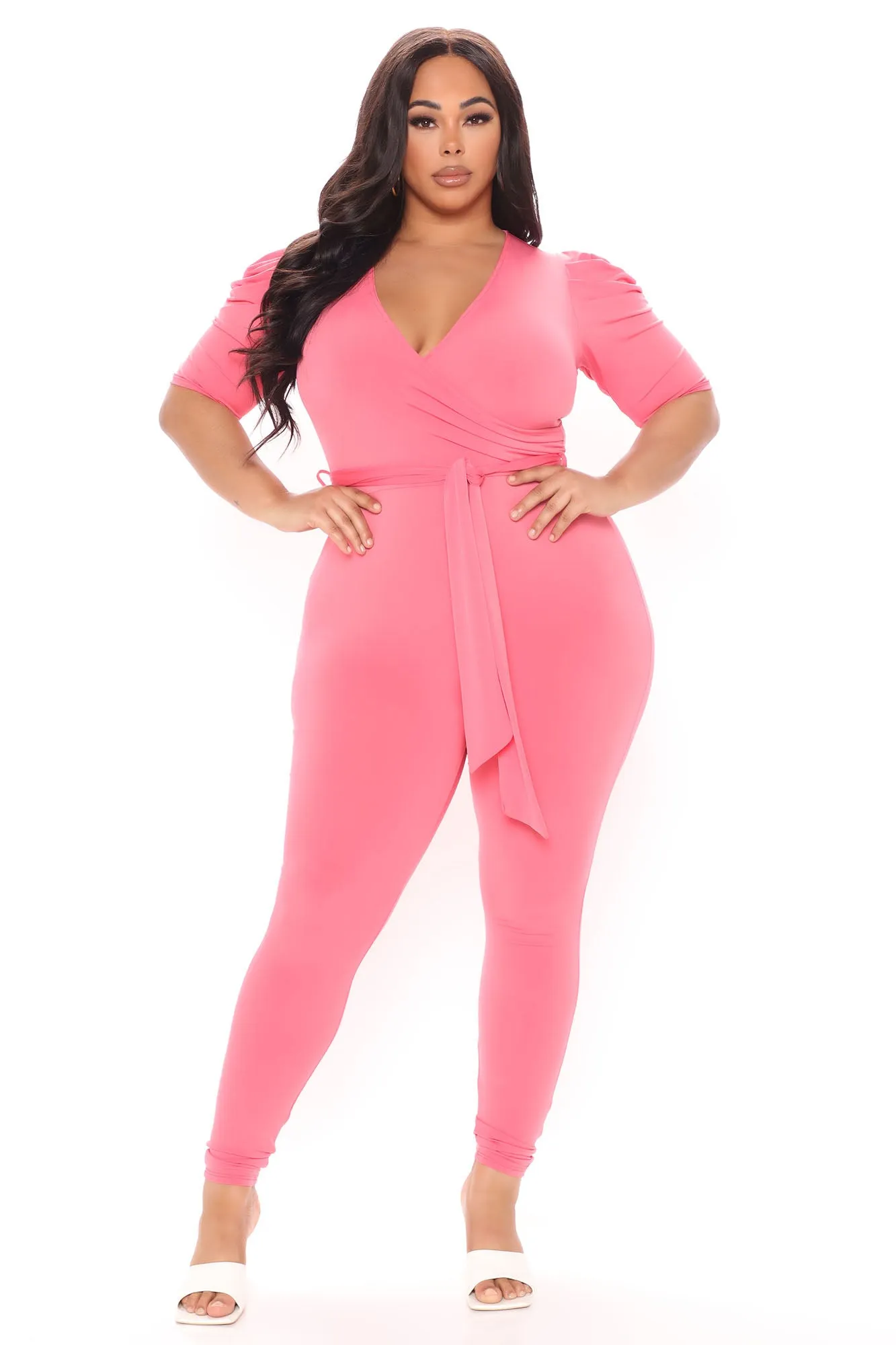 Always Ready For Anything Jumpsuit - Coral