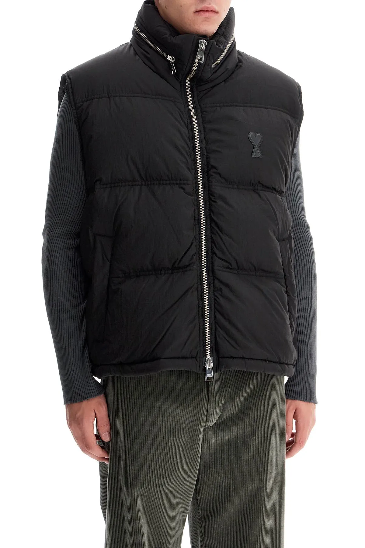 Ami Alexandre Matiussi Sleeveless Down Jacket With