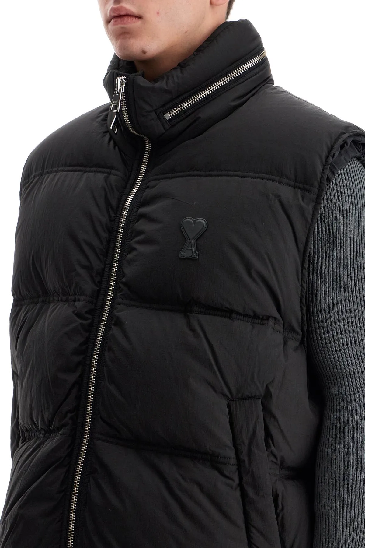 Ami Alexandre Matiussi Sleeveless Down Jacket With