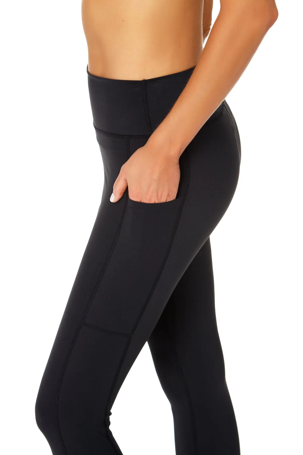 Anne Cole Active - Women's High Waist 7/8 Legging