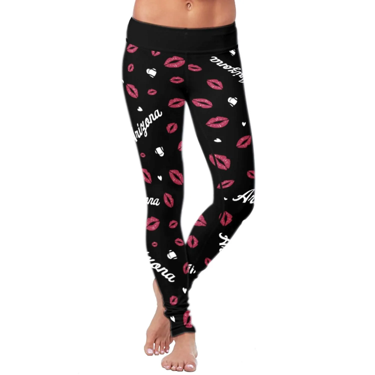 Arizona Lovin Kisses Football Leggings