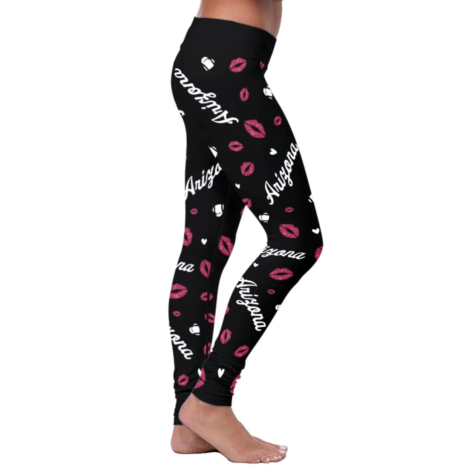 Arizona Lovin Kisses Football Leggings