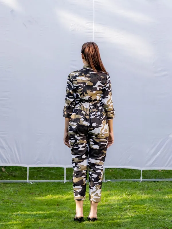 Ash Camouflage Jumpsuit