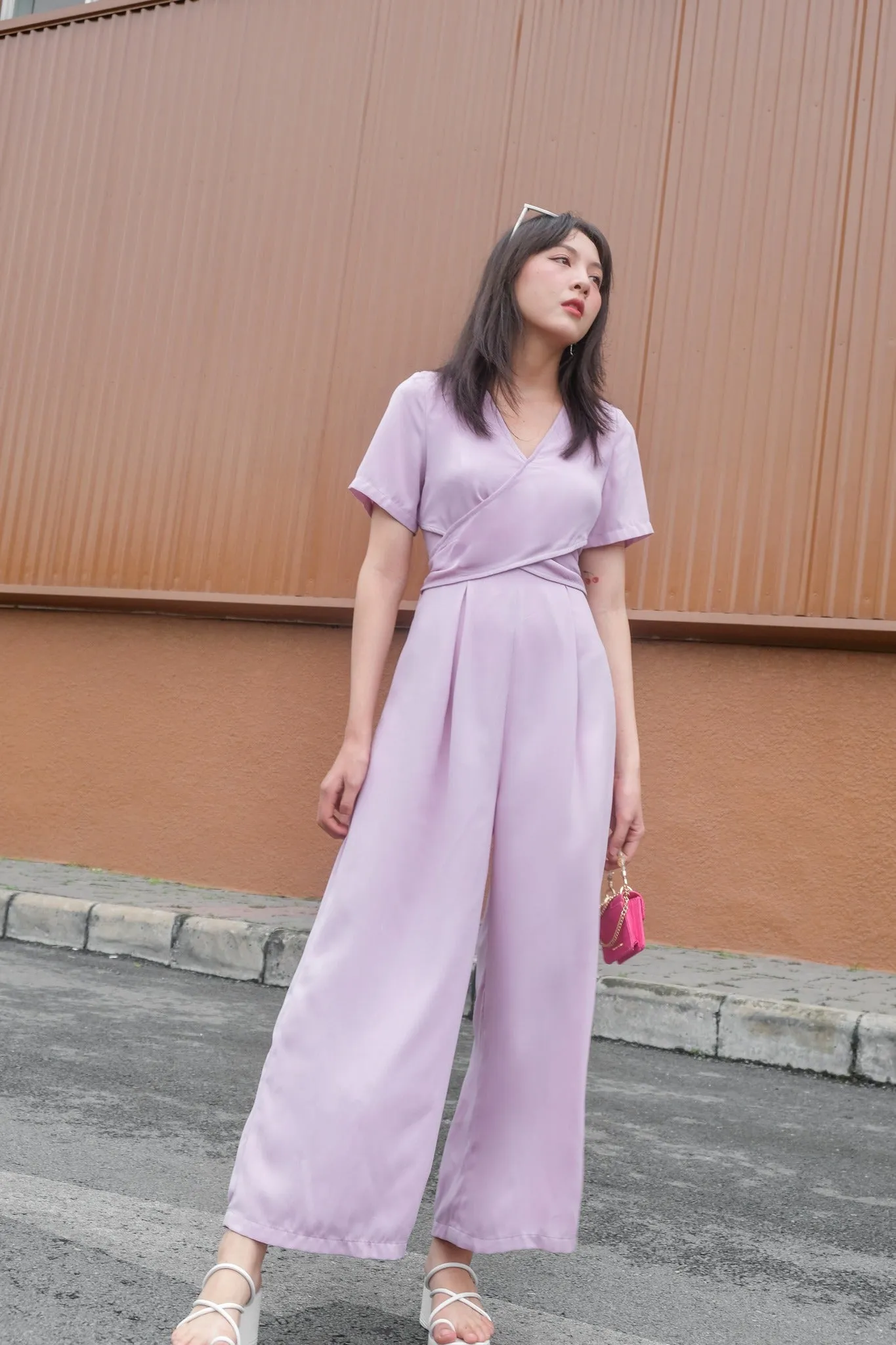 Athena Pink Jumpsuits - Gu Fashion | Vietnam Fashion Store