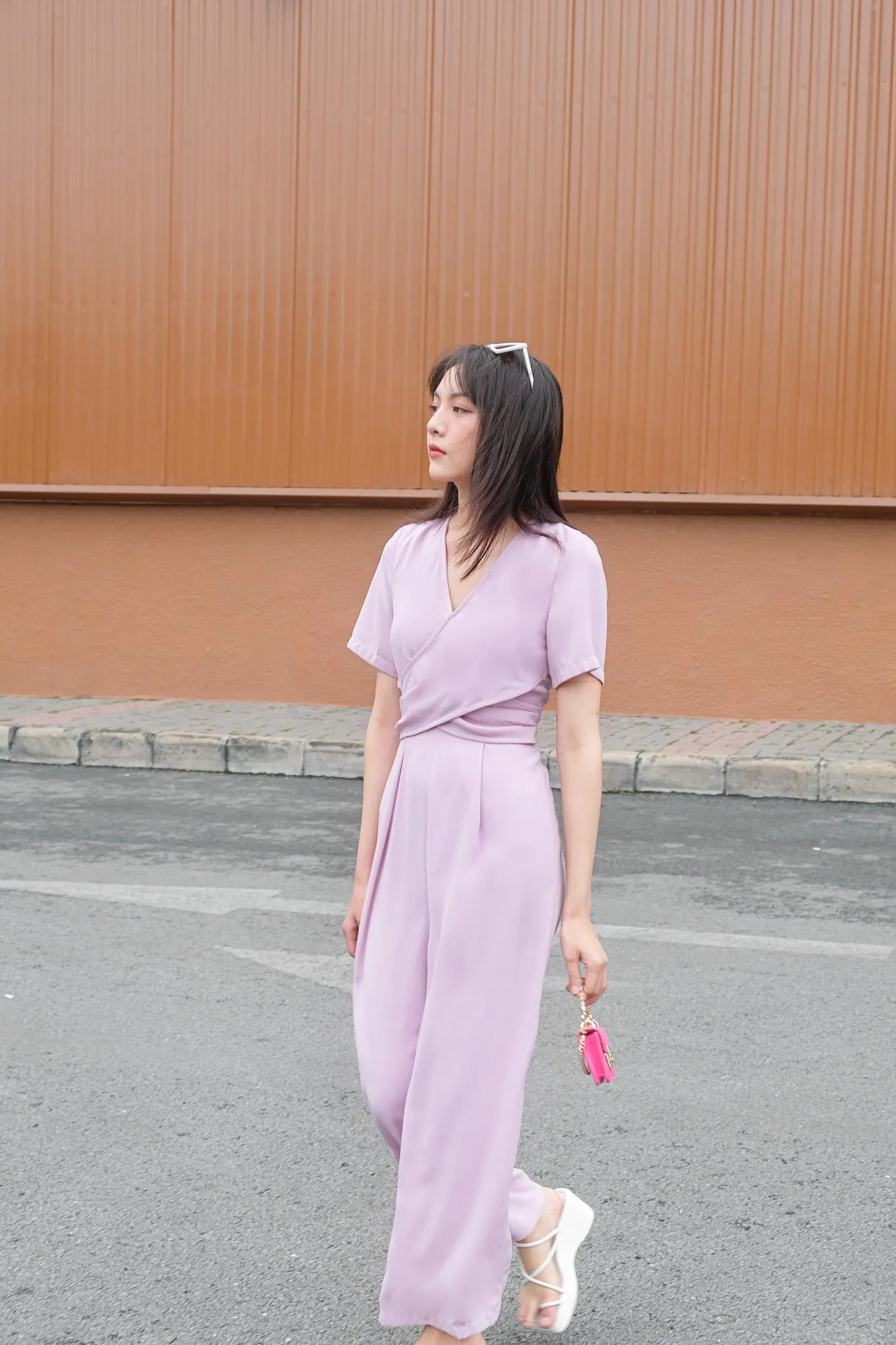 Athena Pink Jumpsuits - Gu Fashion | Vietnam Fashion Store