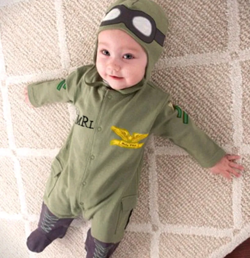 Aviator Romper and Hat #2000198