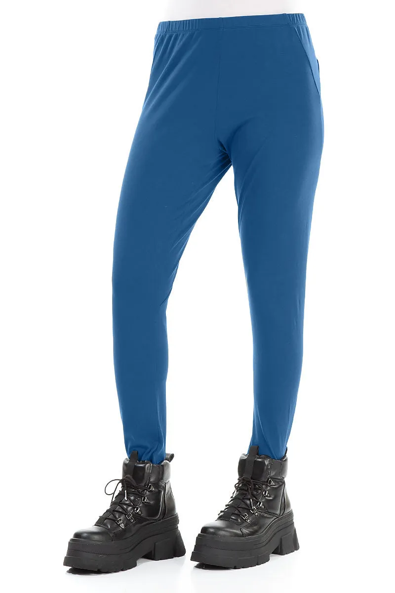 Azure Cotton Leggings