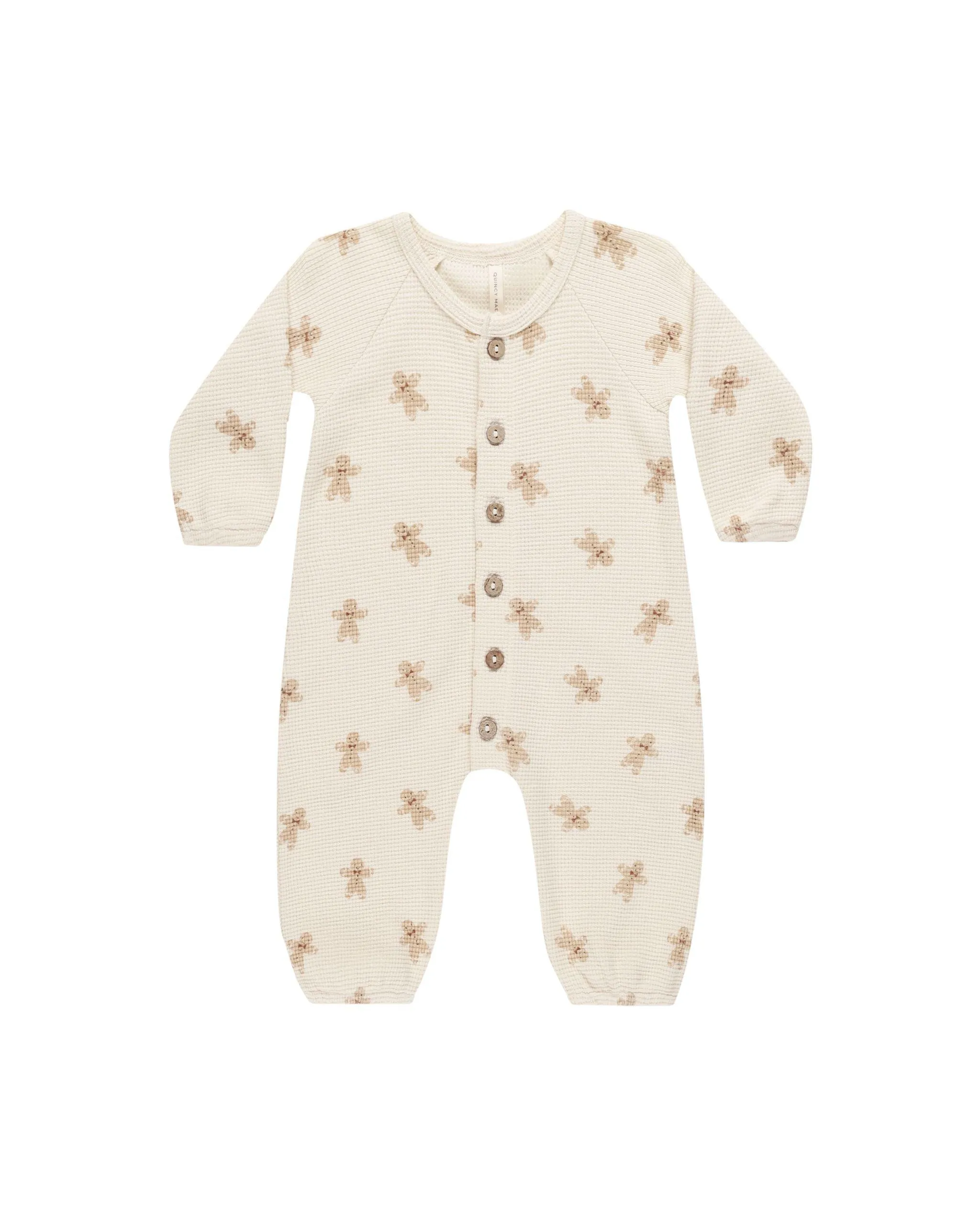 Baby Boy Jumpsuit and Rompers| Gingerbread Jumpsuit | Quincy Mae