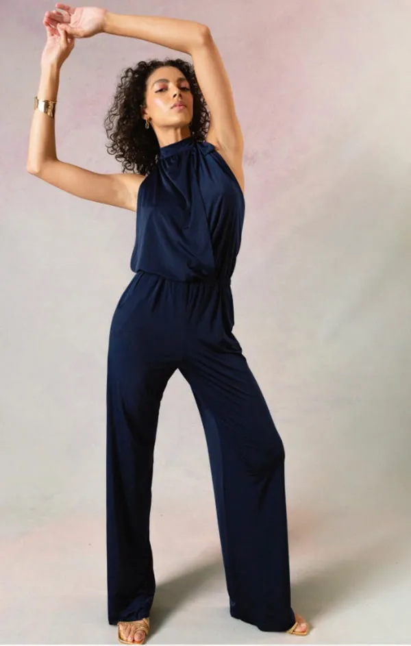 Backless Halter Jumpsuit