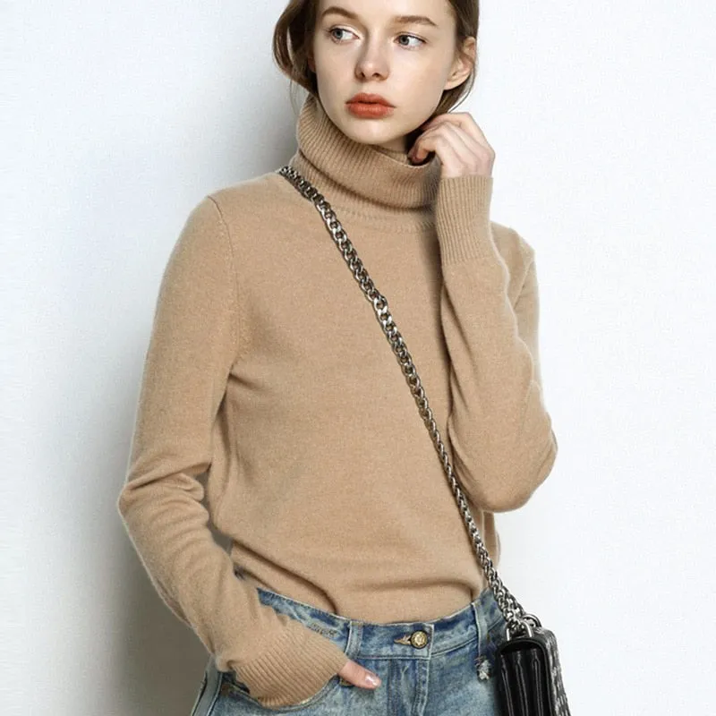 Bella Cashmere Wool Sweater - 5 Colors