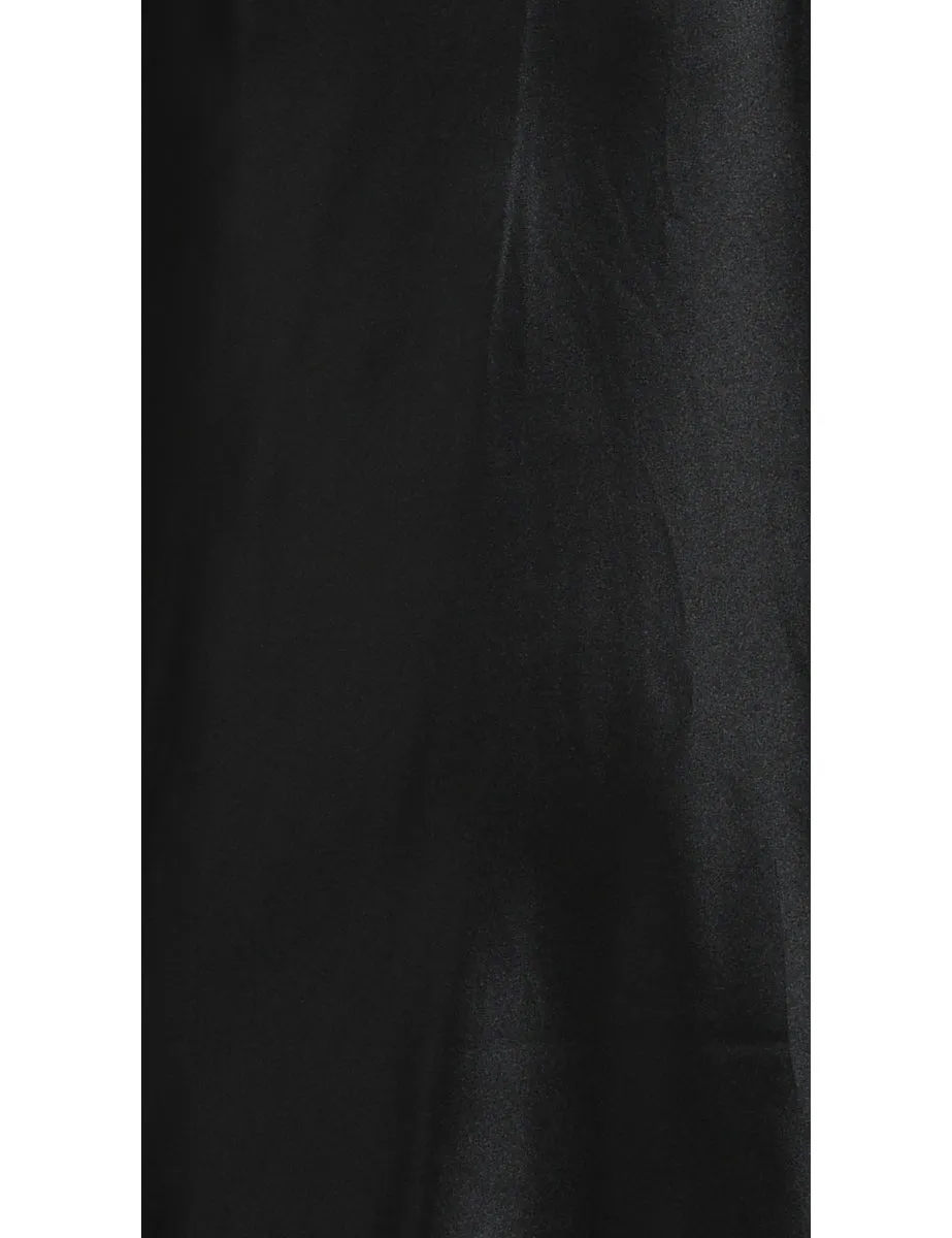 Black Classic Slip Dress - M