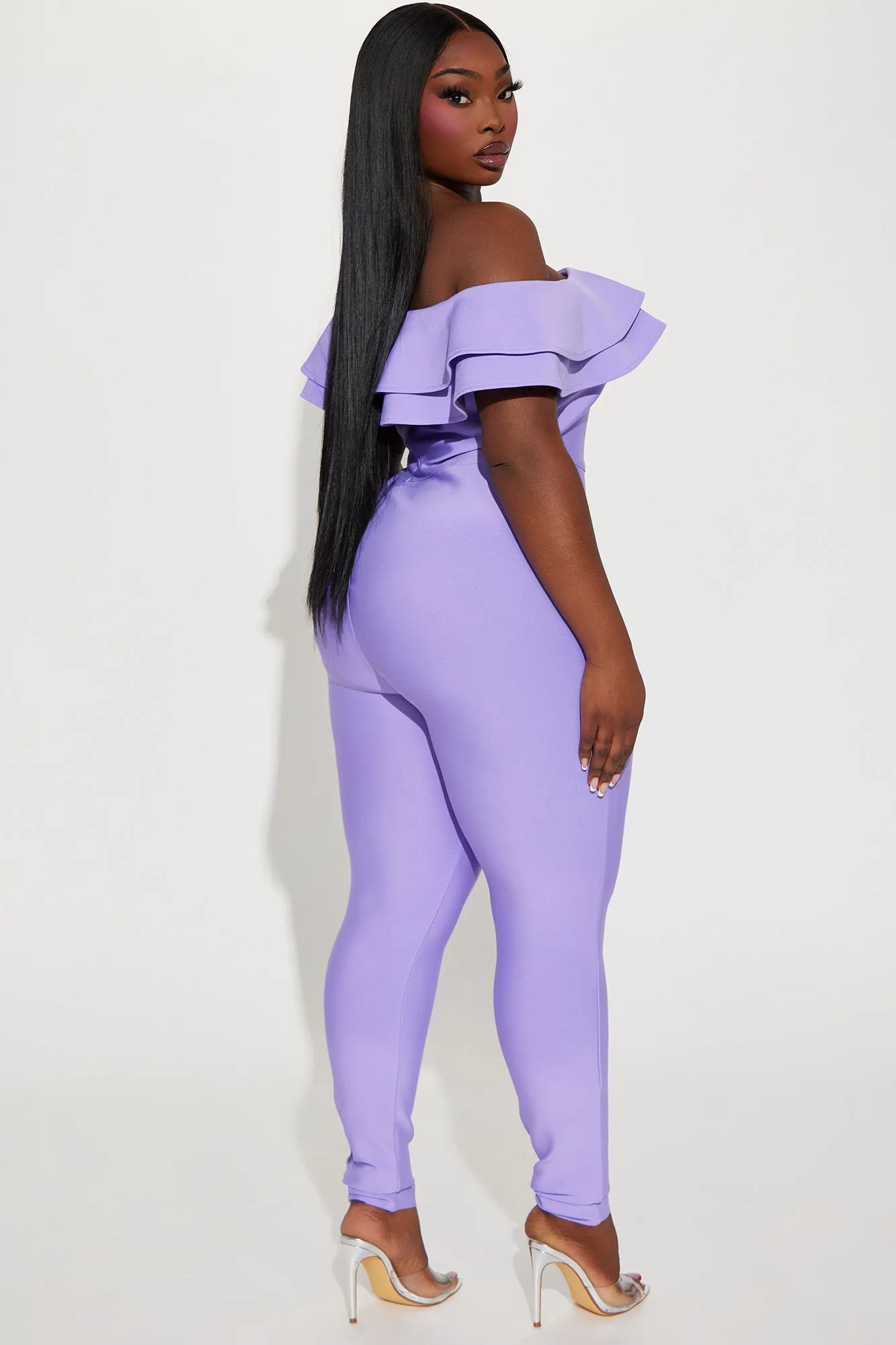 Bloom For You Bandage Jumpsuit - Lavender