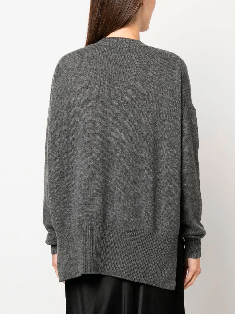 Box neck cashmere jumper