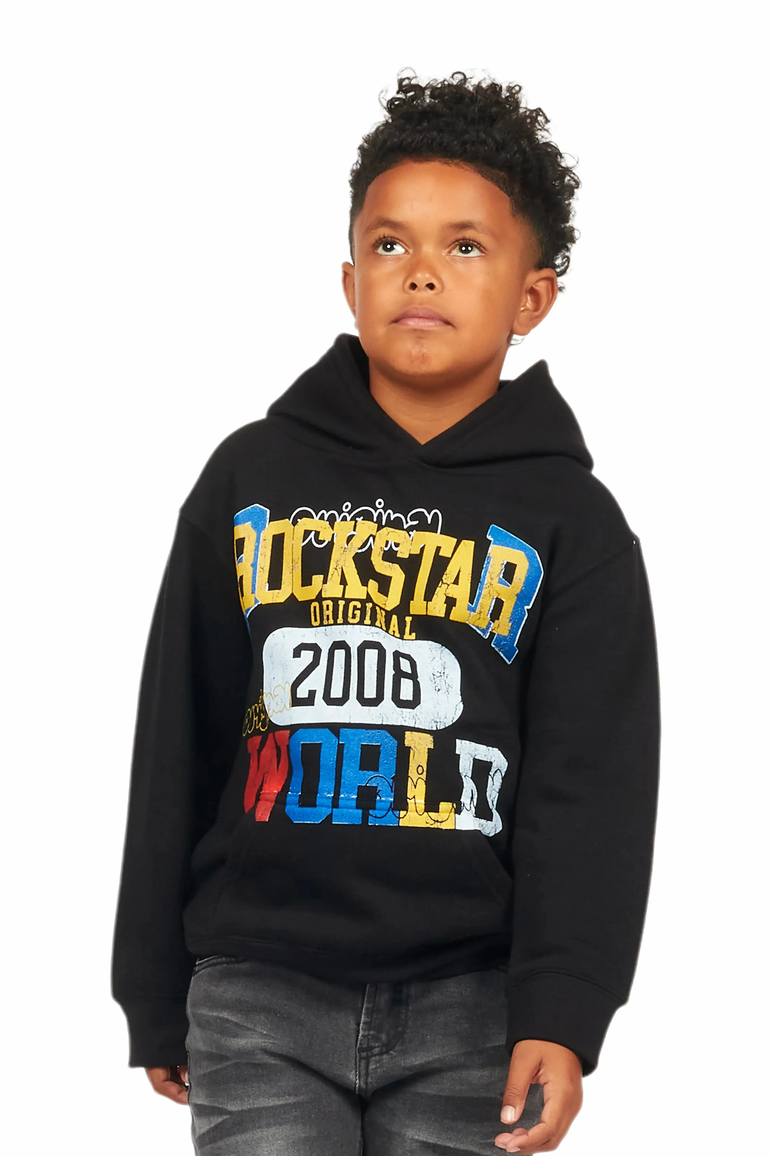 Boys Daria Black Graphic Hoodie