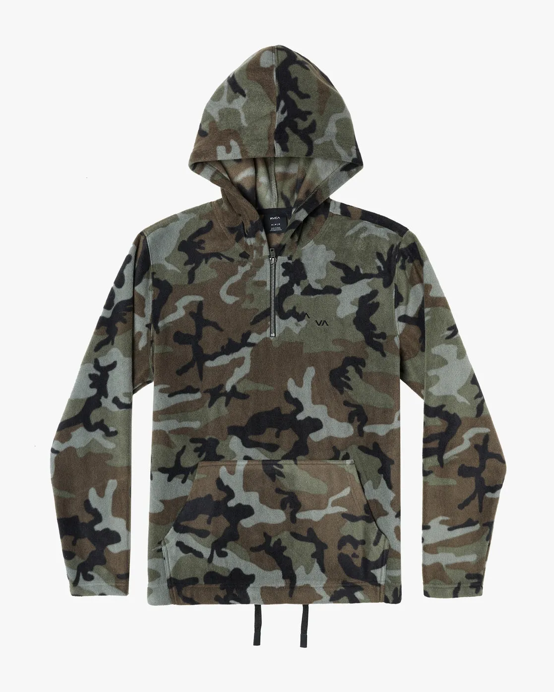 Boys Yukon Quarter Zip Pullover Hoodie - Camo