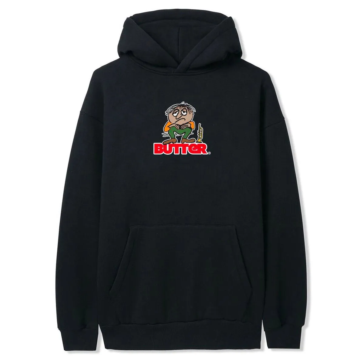 Butter Goods - Blues Logo Hoodie Black