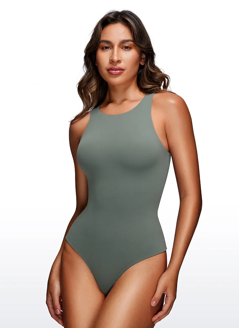 Butterluxe High Neck Racerback Bodysuits