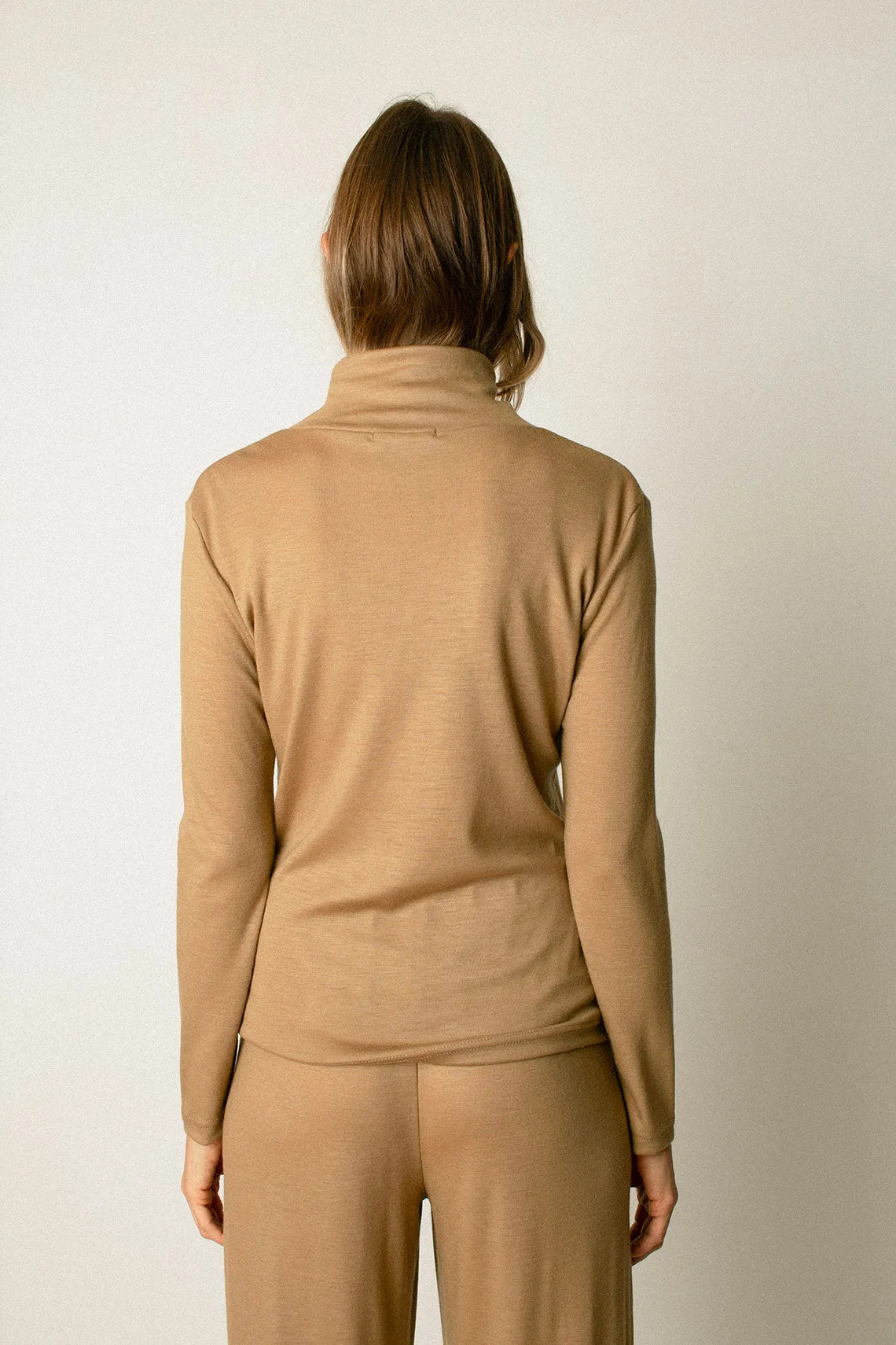 Camel Wool Turtleneck