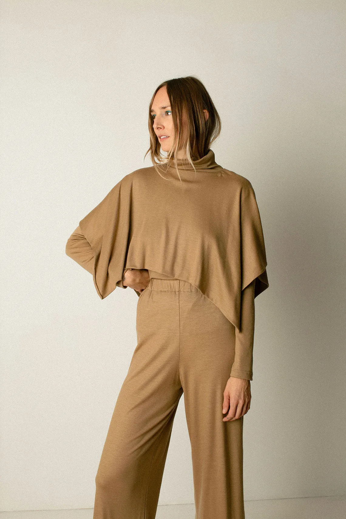 Camel Wool Turtleneck