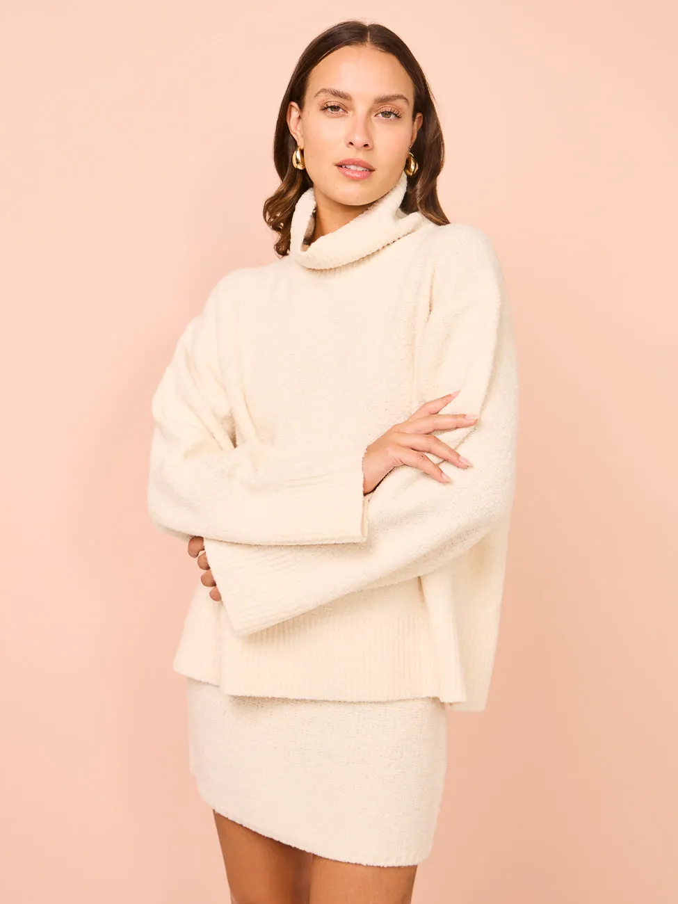 Camilla and Marc Lenora Turtleneck in Cream