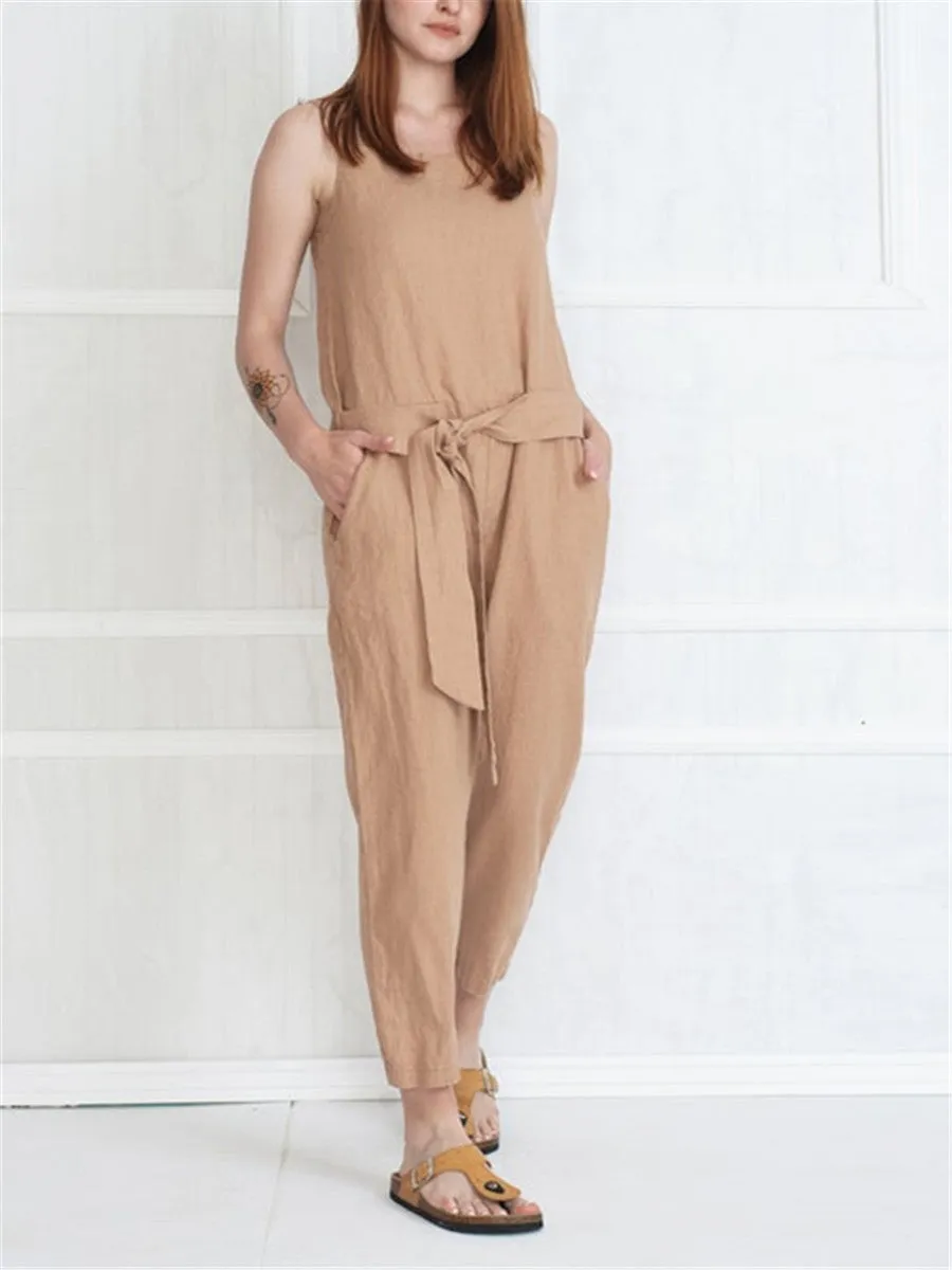 Casual Fashion Solid Color Jumpsuits