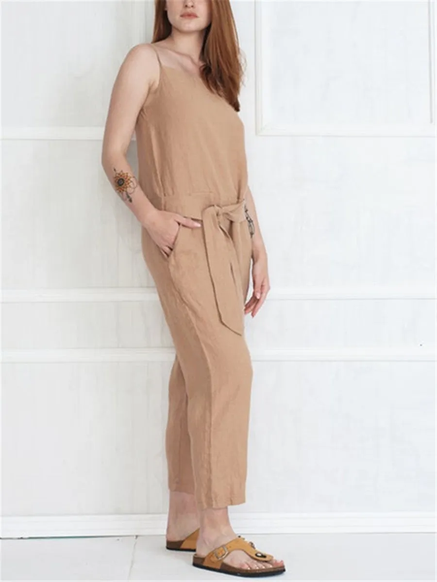 Casual Fashion Solid Color Jumpsuits