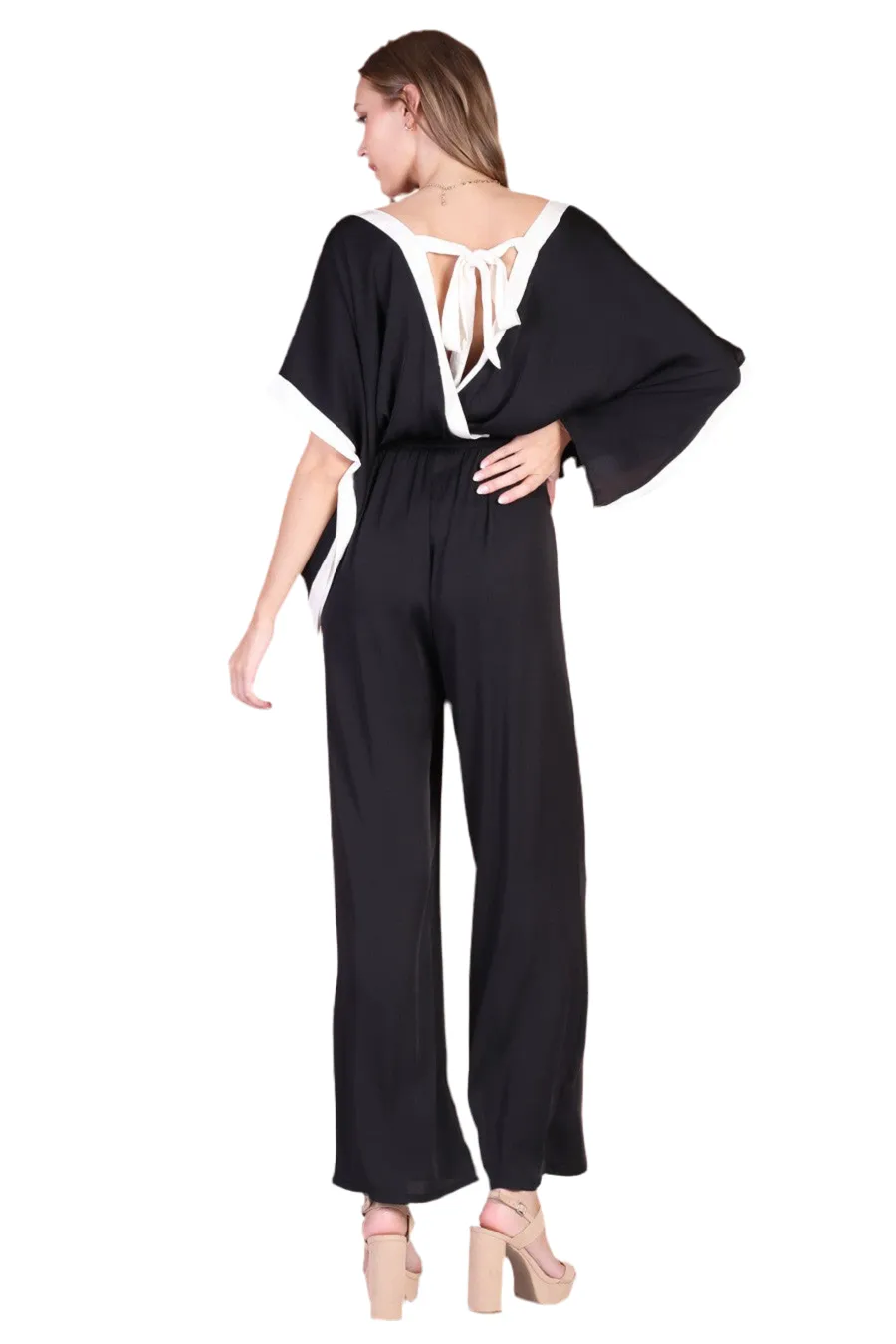 Classic Contrast Jumpsuit