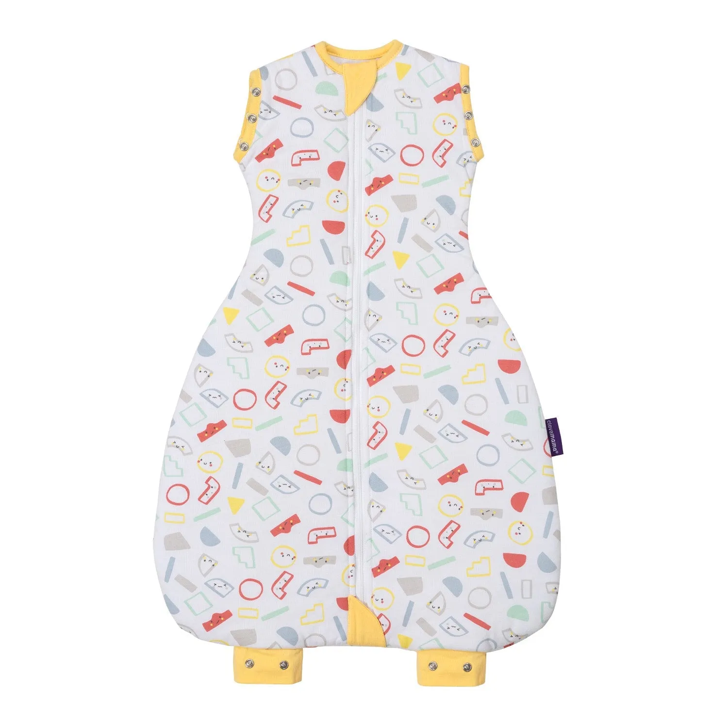 Clevamama 3 In 1 Nite Nite Romper 2.5 Tog (Yellow) (0-9M)