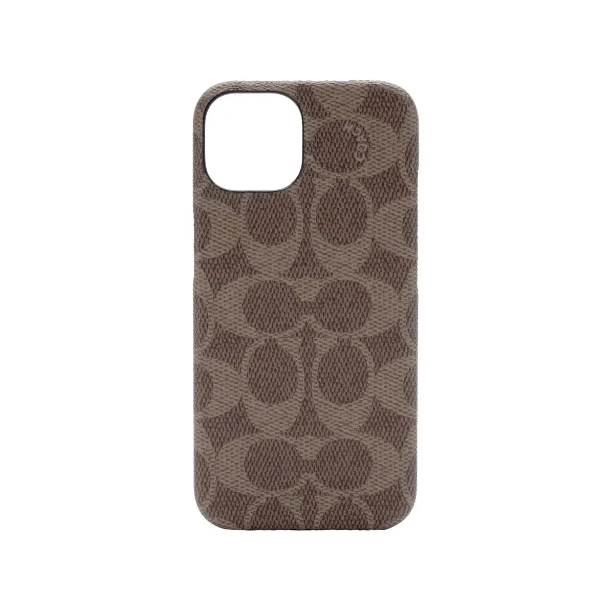 Coach Slim Wrap Case for iPhone 13/14 Series (Signature C Tan)