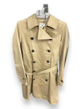 Coat Trench Coat By Clothes Mentor In Tan, Size: M