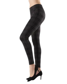 Contempo Plaid Shaping Leggings