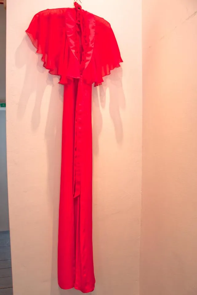 Coral Silk Jumpsuit, Made To Order