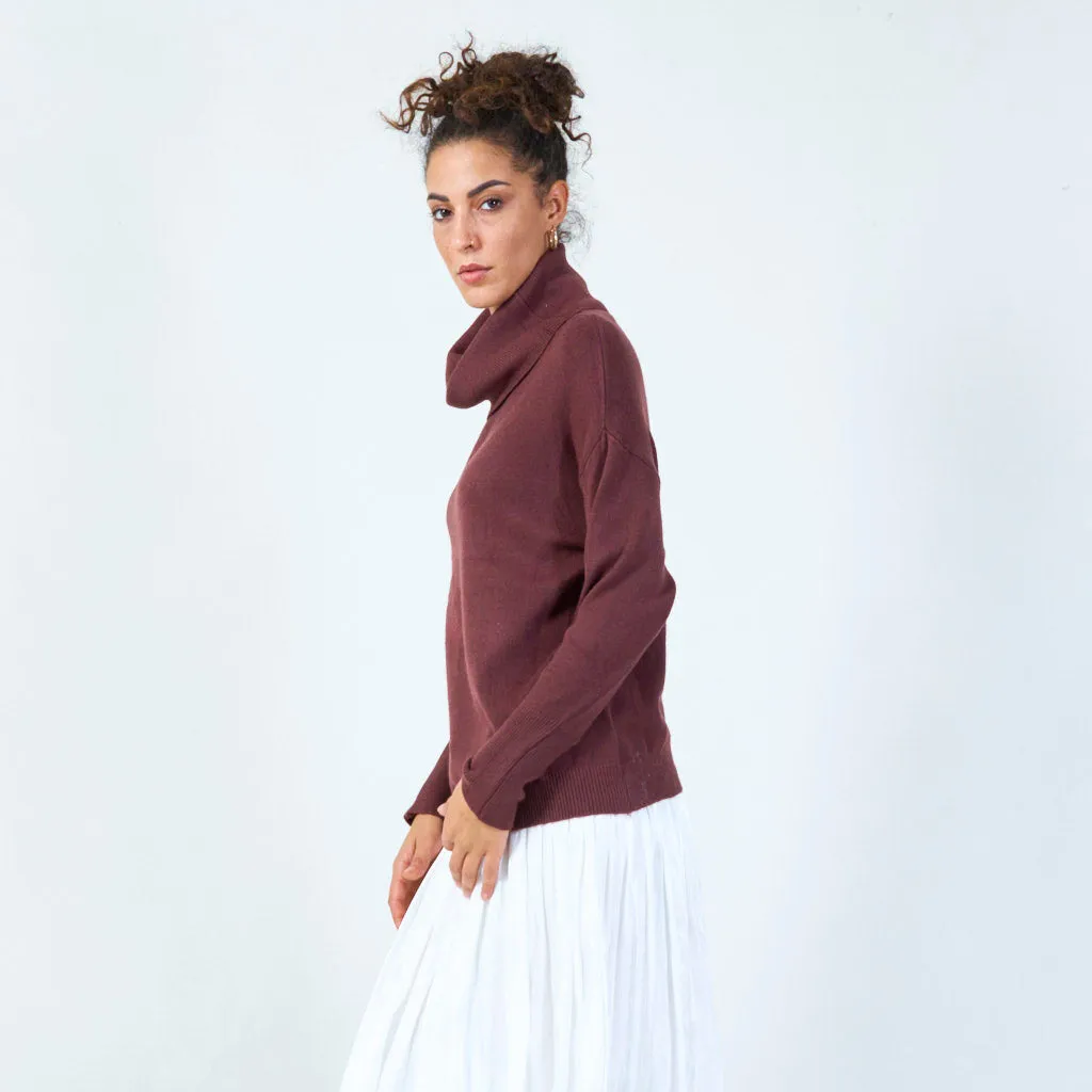 Cozy turtleneck sweater wholesale