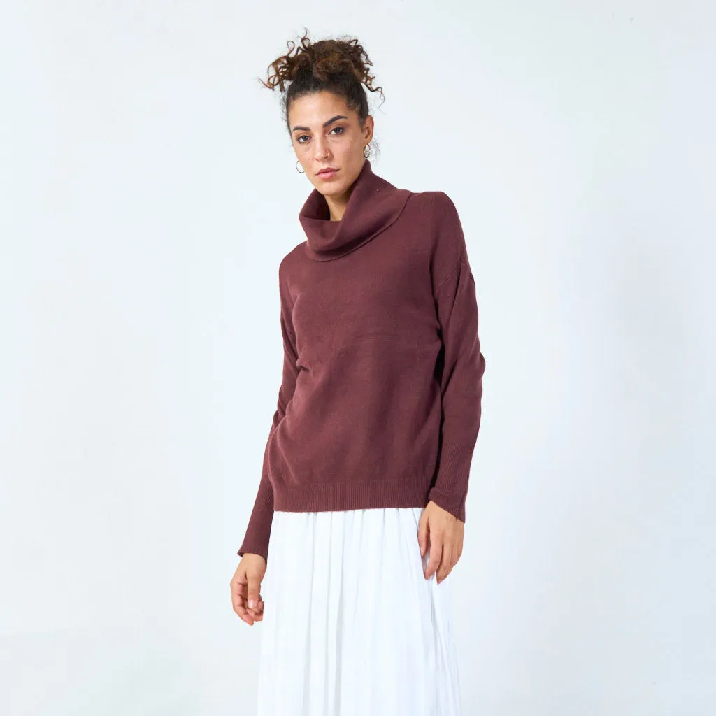 Cozy turtleneck sweater wholesale