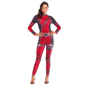 DEADPOOL Jumpsuit Costume for Women