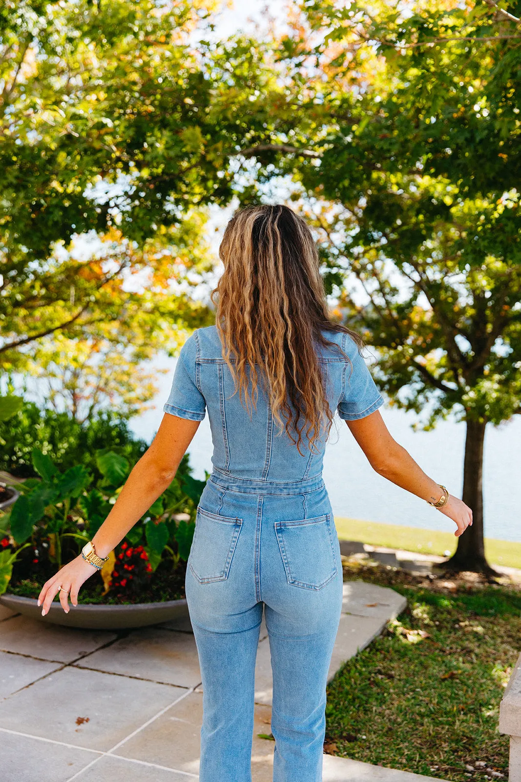 Debut Denim Jumpsuit - Medium Denim