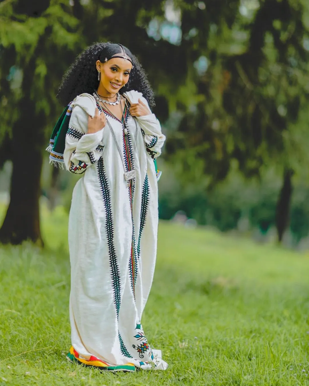 Delightful Cultural Habesha Dress: Unbelievable Handstitched Traditional Design on Ethiopian Dress, Suitable for Every Event Habesha Kemis