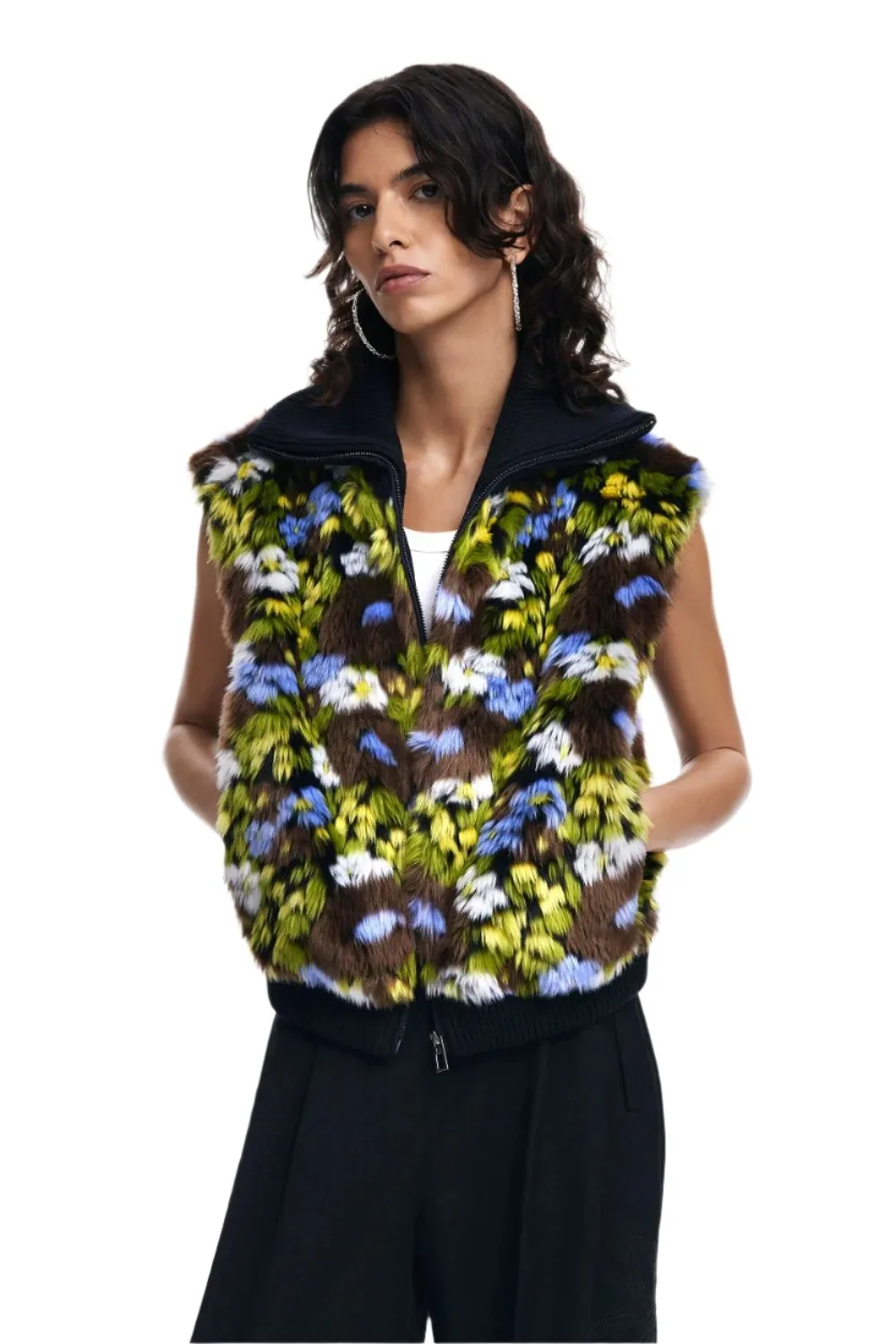 Desigual Combined floral jacket