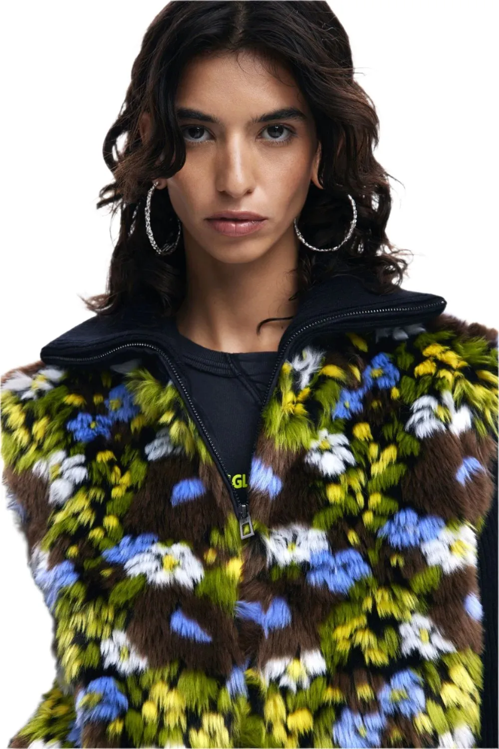 Desigual Combined floral jacket