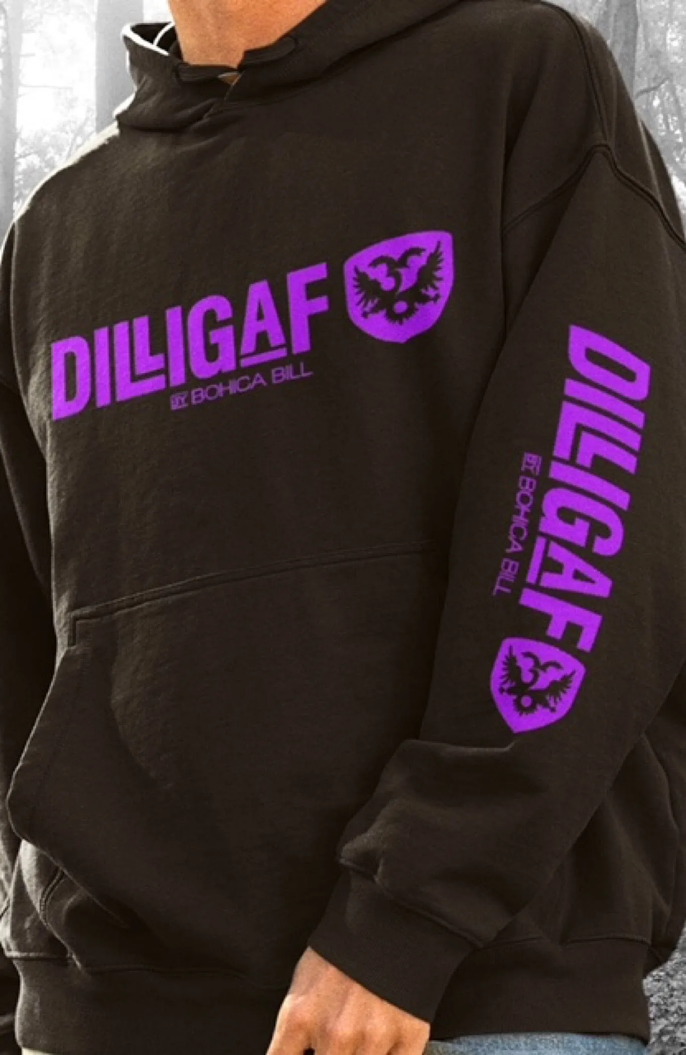 Dilligaf Neon Classic Pullover Hoody