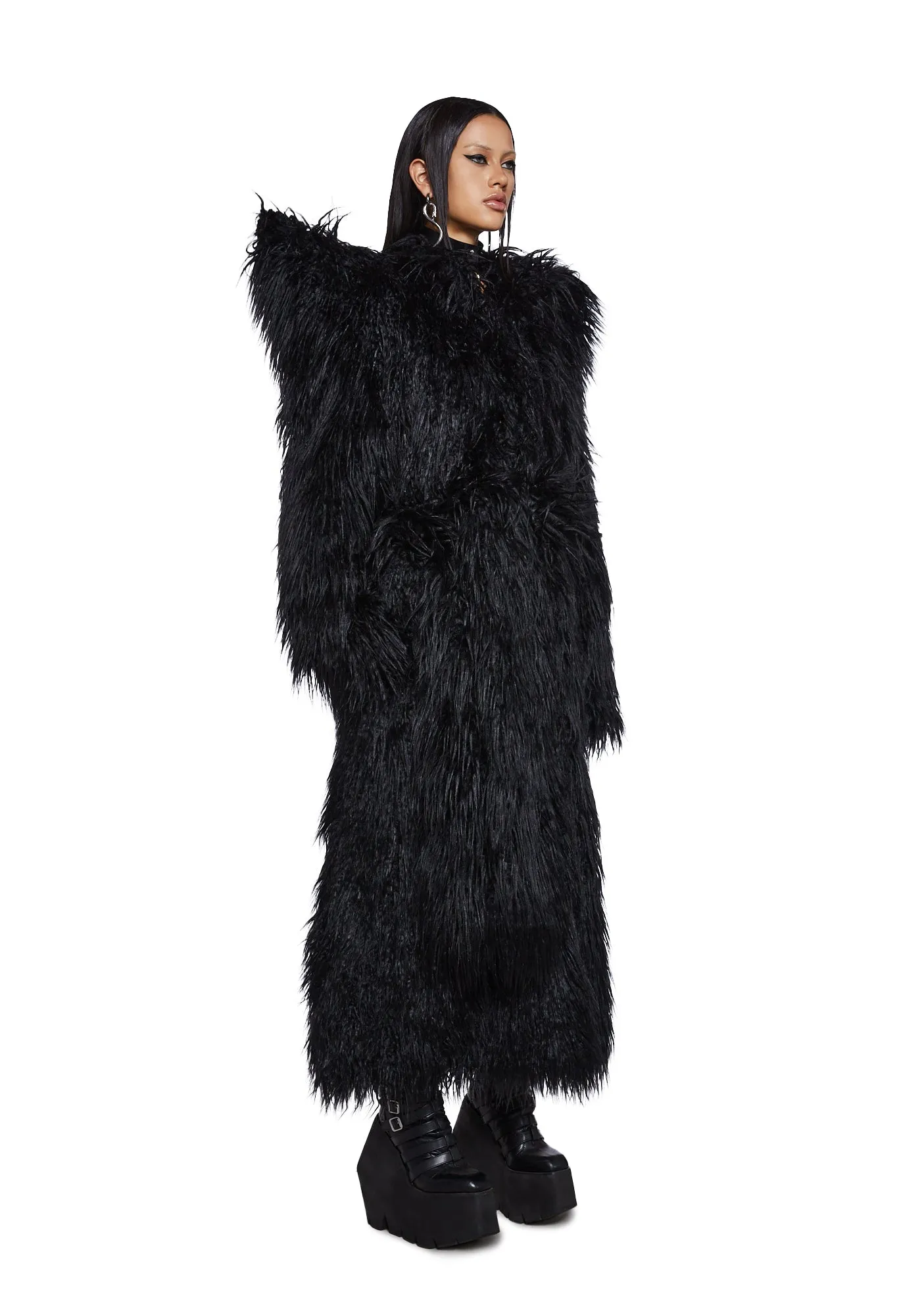 Doomsday Faux Fur Coat