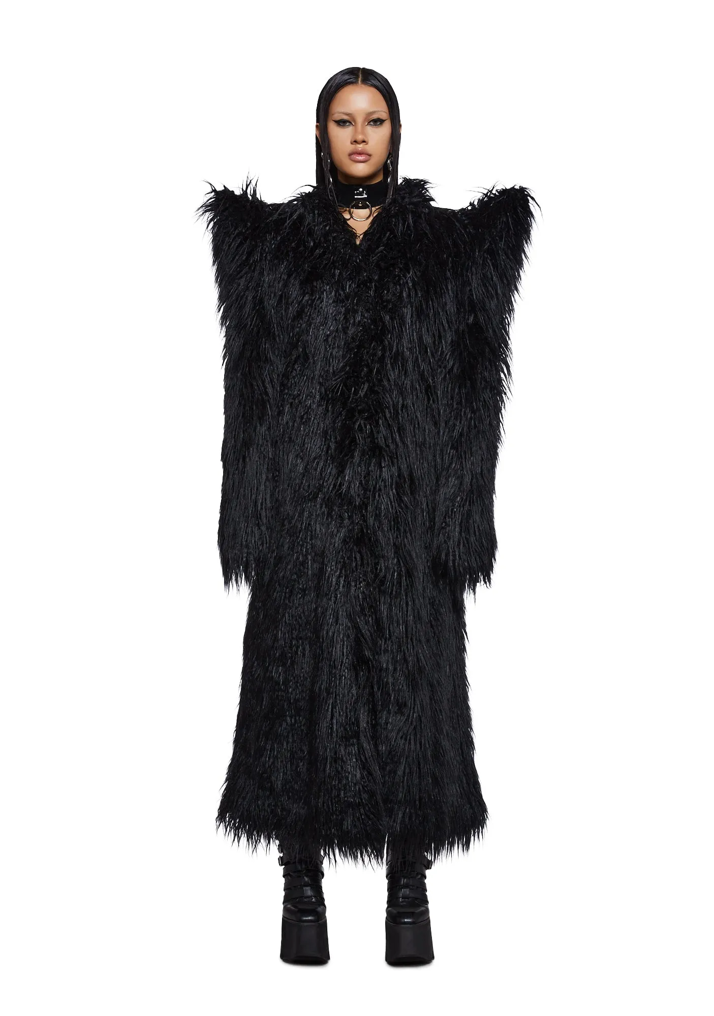 Doomsday Faux Fur Coat